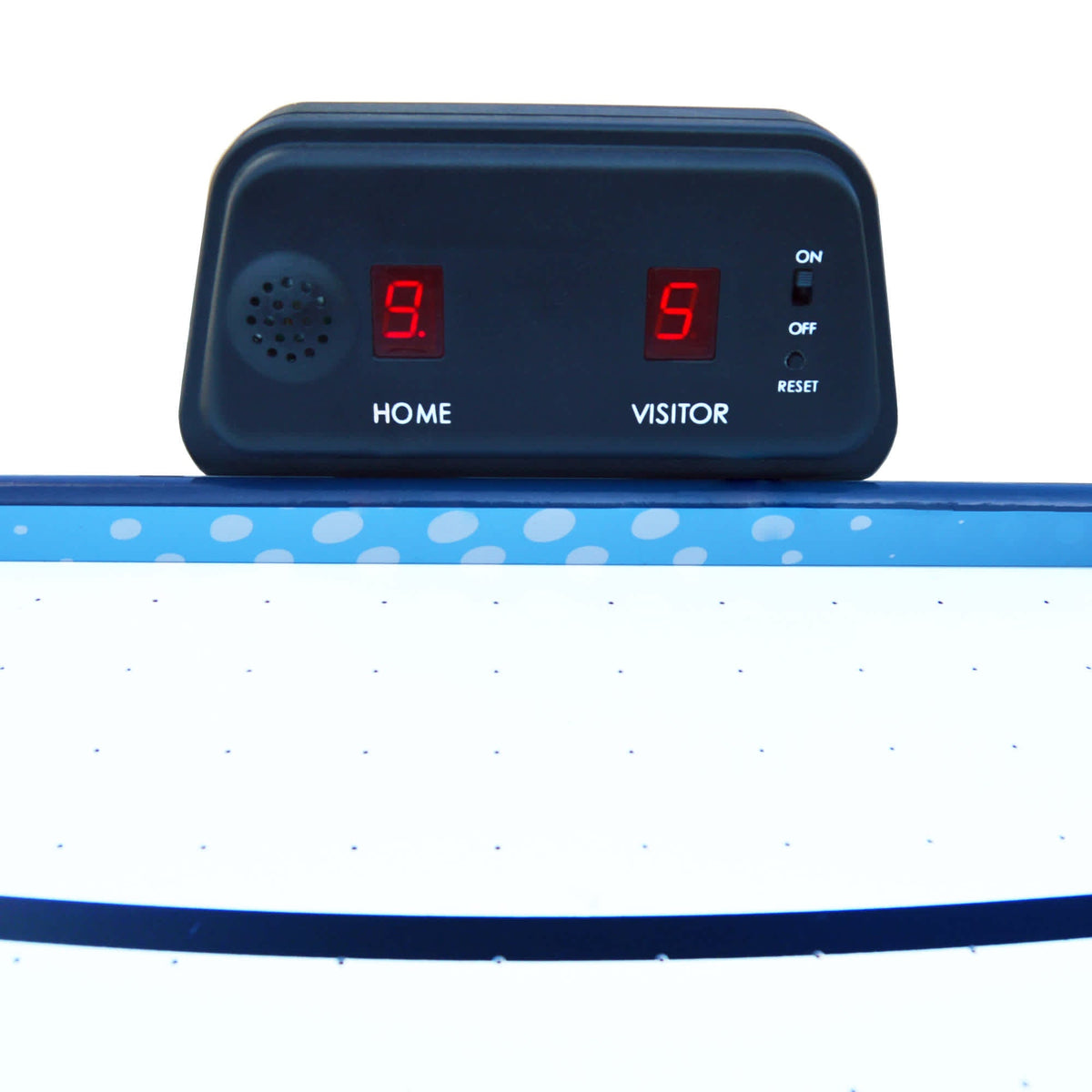 Hathaway Enforcer Air Hockey Table - LED scoreboard showing home and visitor digits