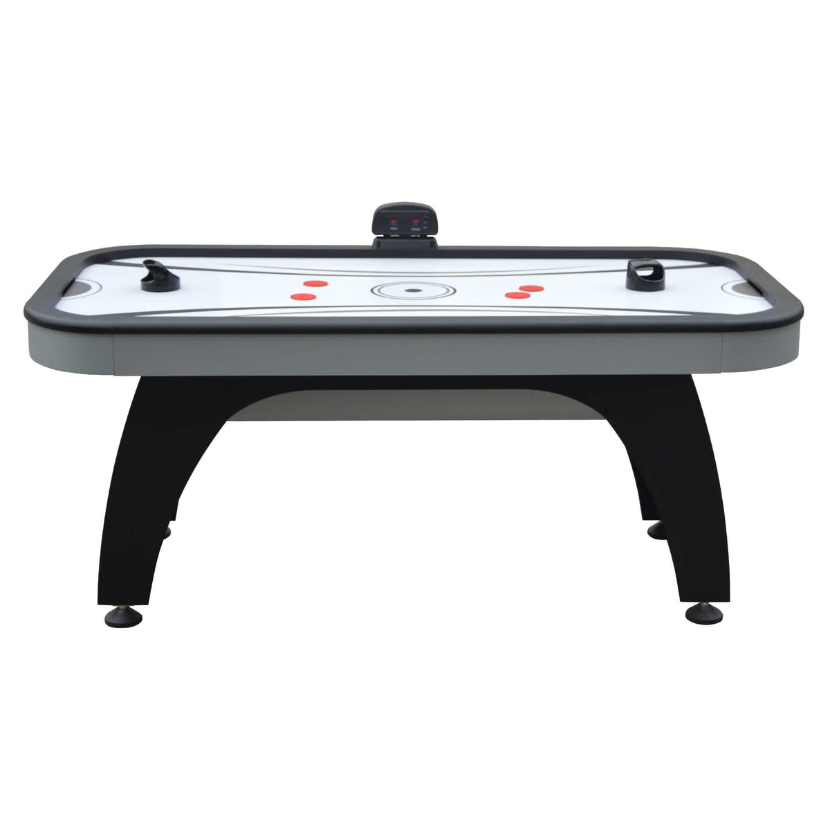 Hathaway Silverstreak 72-in Air Hockey Table with LED Scoring Game Room Table — shown from the opposite side (3)