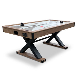 Hathaway Excalibur 6-ft Air Hockey Table with LED Scoring and Table Tennis Top Game Room Table