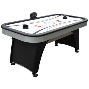 Hathaway Silverstreak 72-in Air Hockey Table with LED Scoring Game Room Table — shown from the opposite side