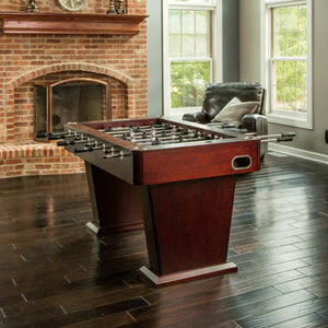 Hathaway Millennium 55-in Foosball Table Game Room Table — shown in use