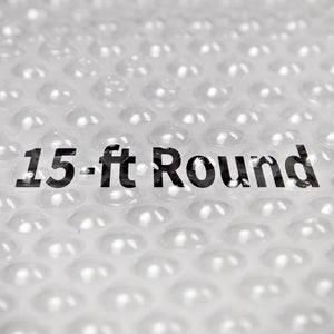 Blue Wave 12-mil Solar Blanket for Round Above-Ground Pools - Clear Pool Cover — Round / 15-ft