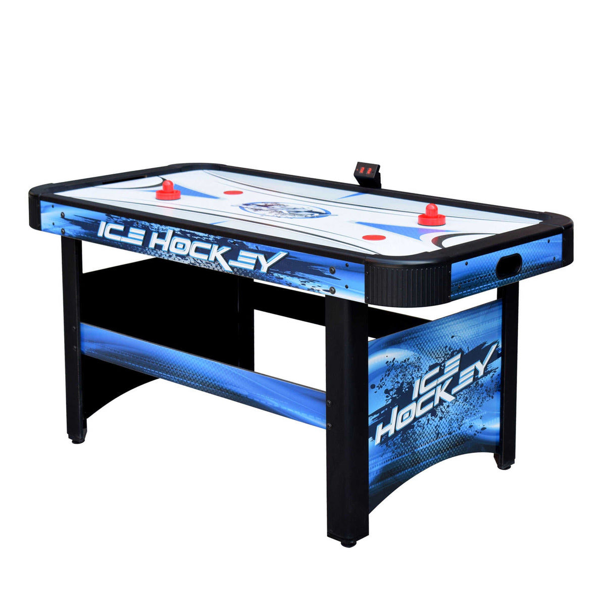 Hathaway Face-Off 60-in Air Hockey Table with LED Scoring Game Room Table