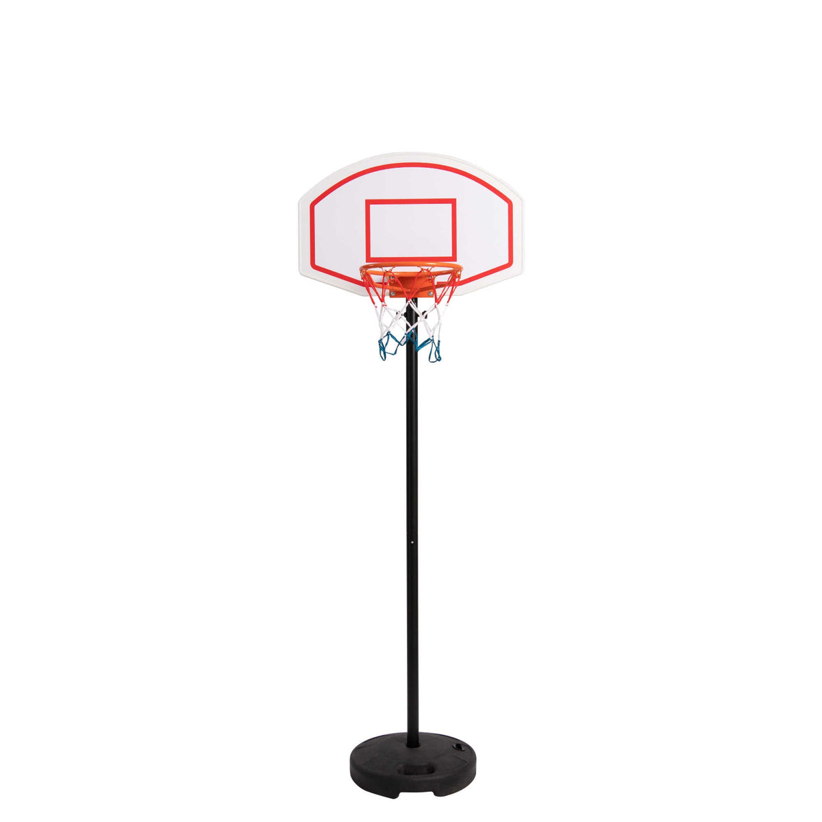 Hathaway Streetball 79-in High Adjustable Portable Basketball System - White Game Room Table