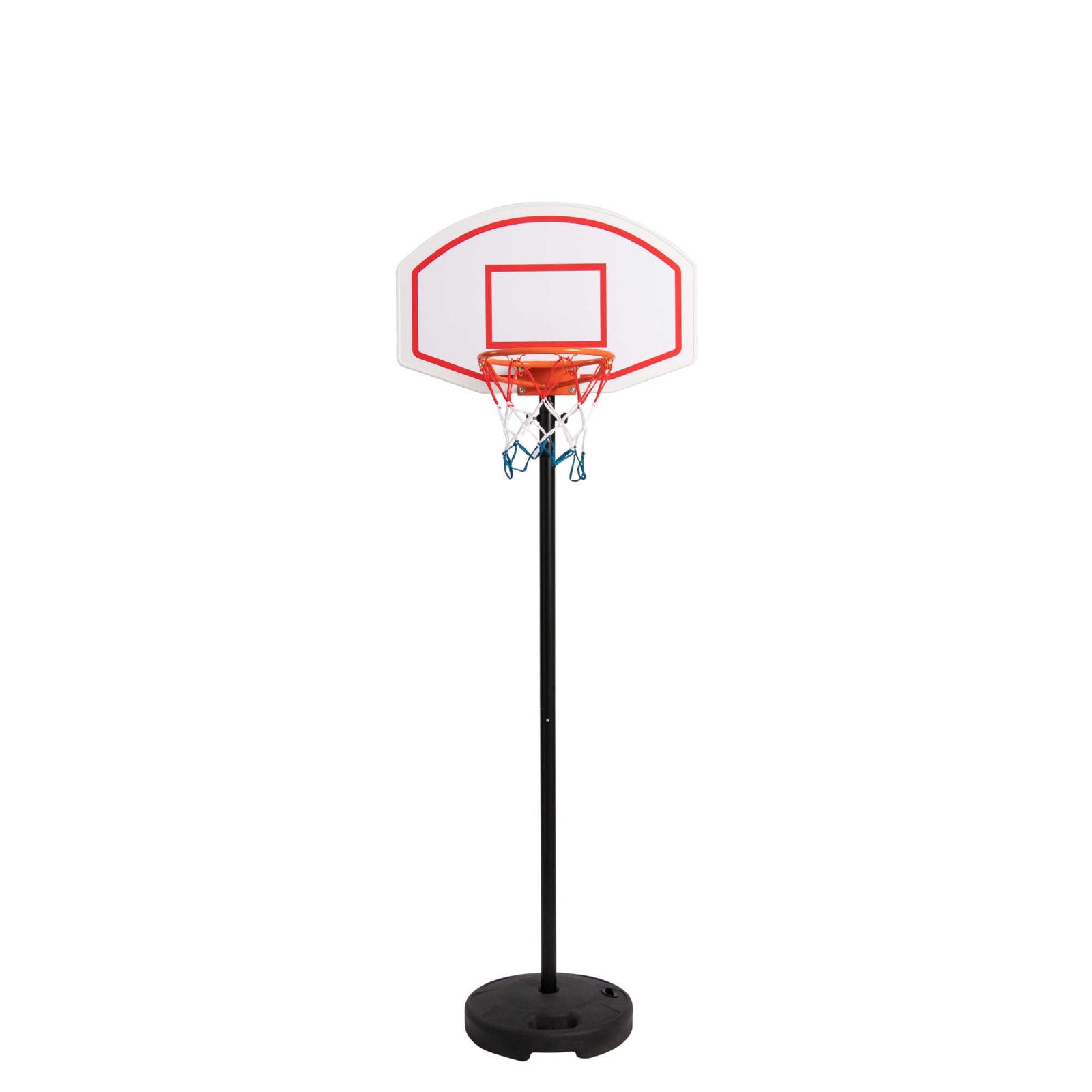 Hathaway Streetball 79-in High Adjustable Portable Basketball System - White Game Room Table
