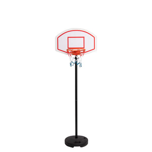 Hathaway Streetball 79-in High Adjustable Portable Basketball System - White Game Room Table