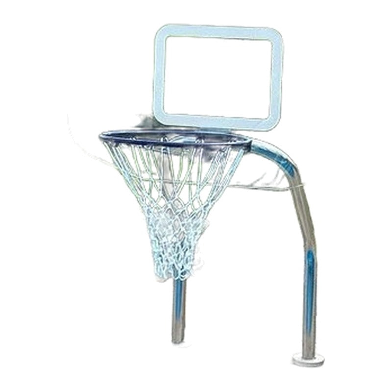 Global Pool Products X2 Pool Basketball & Volleyball Combo Set on white background
