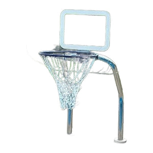 Global Pool Products X2 Pool Basketball & Volleyball Combo Set on white background