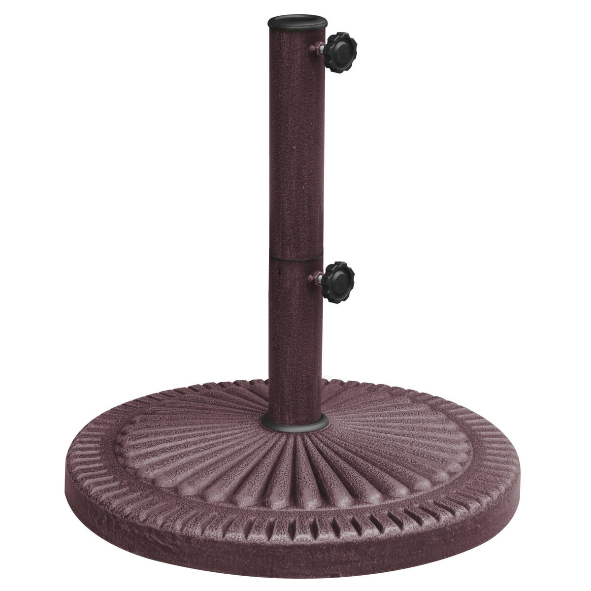 Island Umbrella 66-lb All-Weather Outdoor Resin Umbrella Base - Bronze Patio Furniture &amp; Umbrella