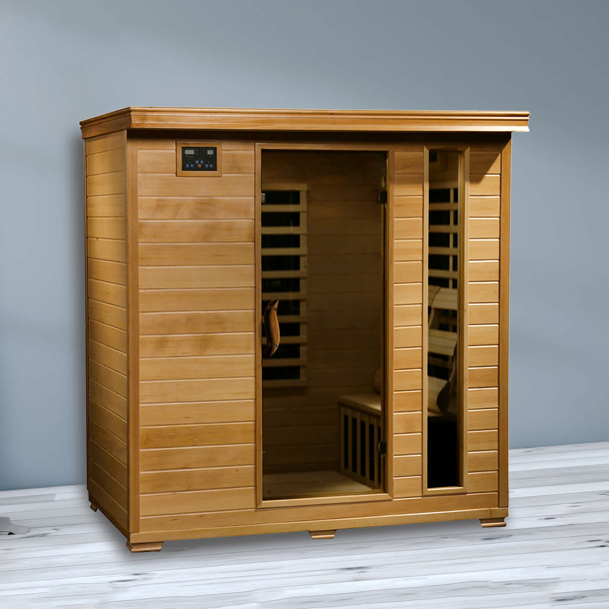 HeatWave Monticello Sauna Sauna &amp; Spa — shown from the opposite side