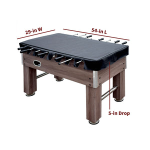 Hathaway 54-in Foosball Table Cover - 54 x 29 in with a 5-in drop, fitted over the table