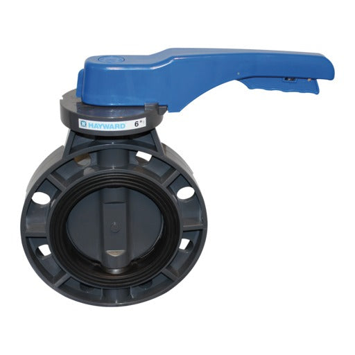 Hayward BYCN1020E1LGB 2" BYCN PVC/PVC/EPDM/316/Lever/Gray/NSF61, product photo on white background