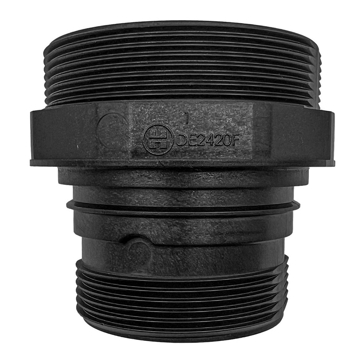 Hayward DEX2420F Bulkhead Fitting, product photo on white background