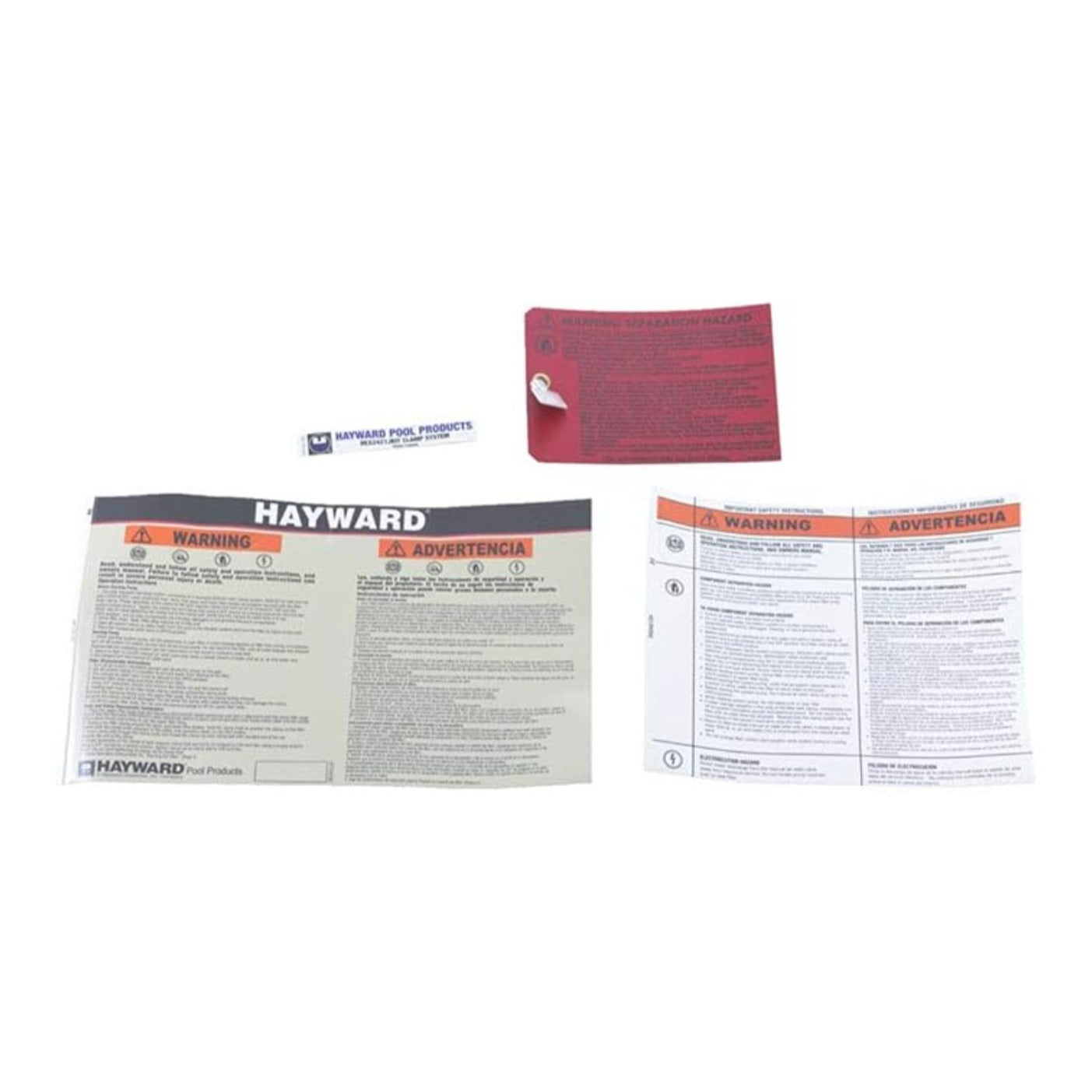 Hayward DEX2420LA6PAK Filter Label Pack, product photo on white background