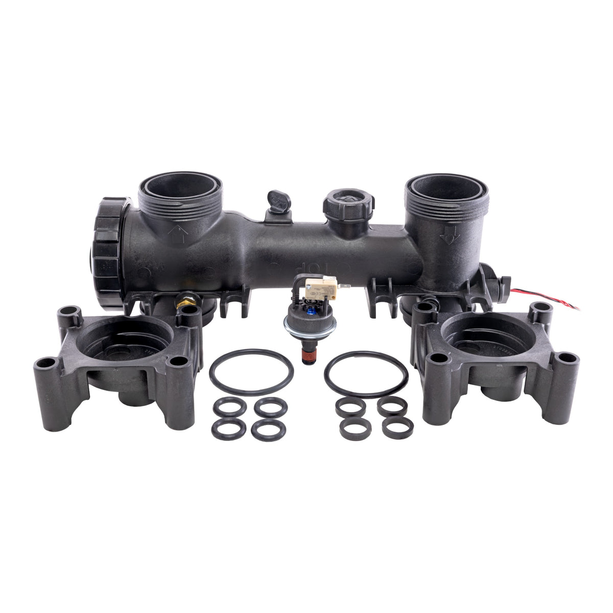 Hayward FDXLFHA1930 Header Assembly, FD Heaters, product photo on white background