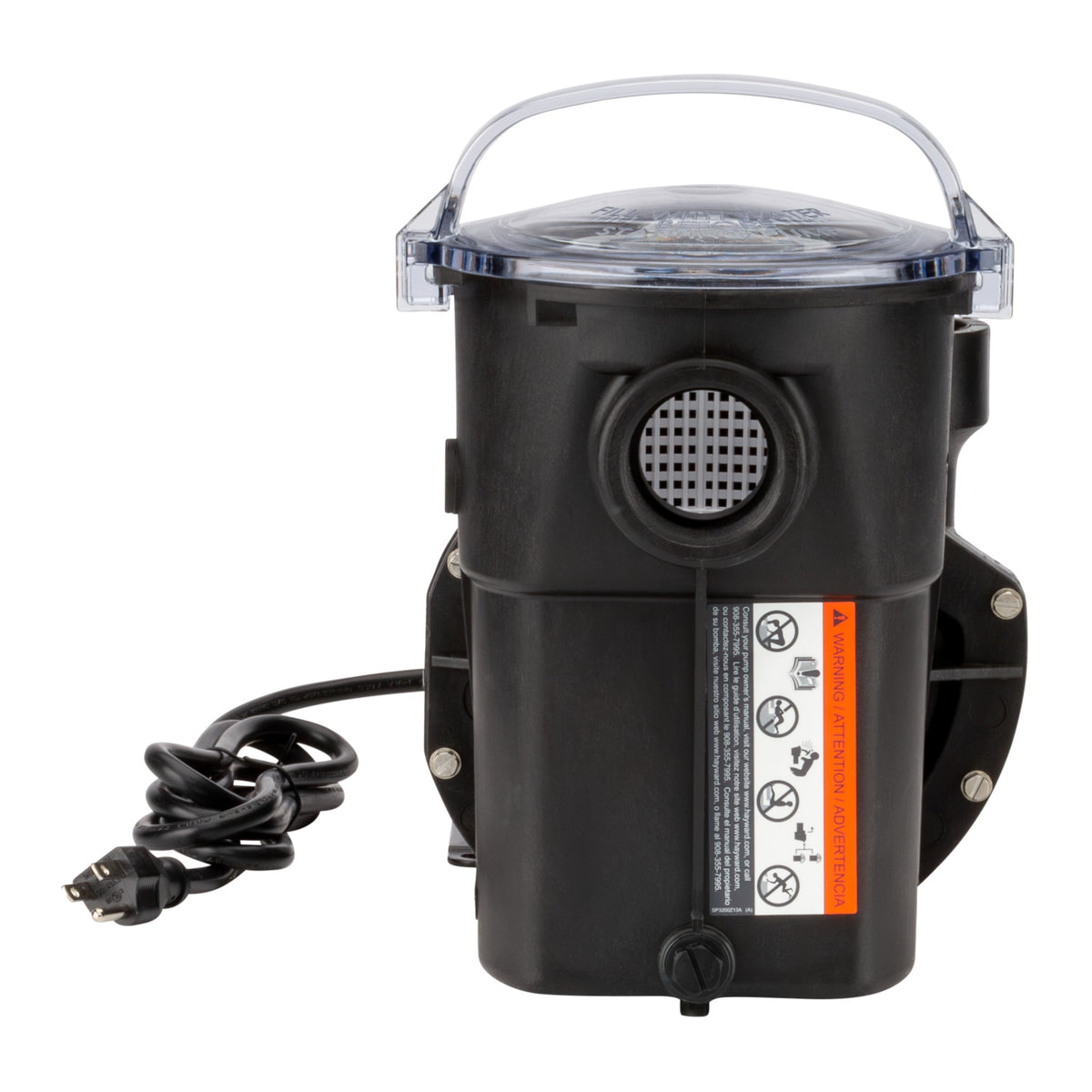 Hayward PowerFlo LX W3SP1580 / W3SP1580X15 1 HP / 1.5 HP Above-Ground Pool Pump, 115V - front view on white background