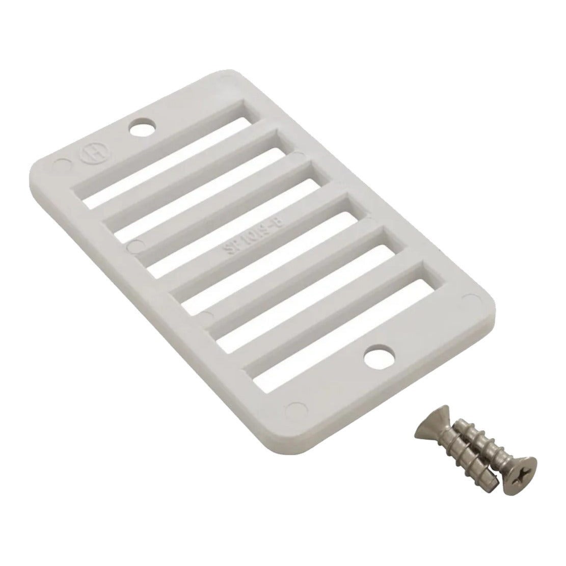 Hayward SP1019BA Rectangular Grate, with screws, product photo on white background