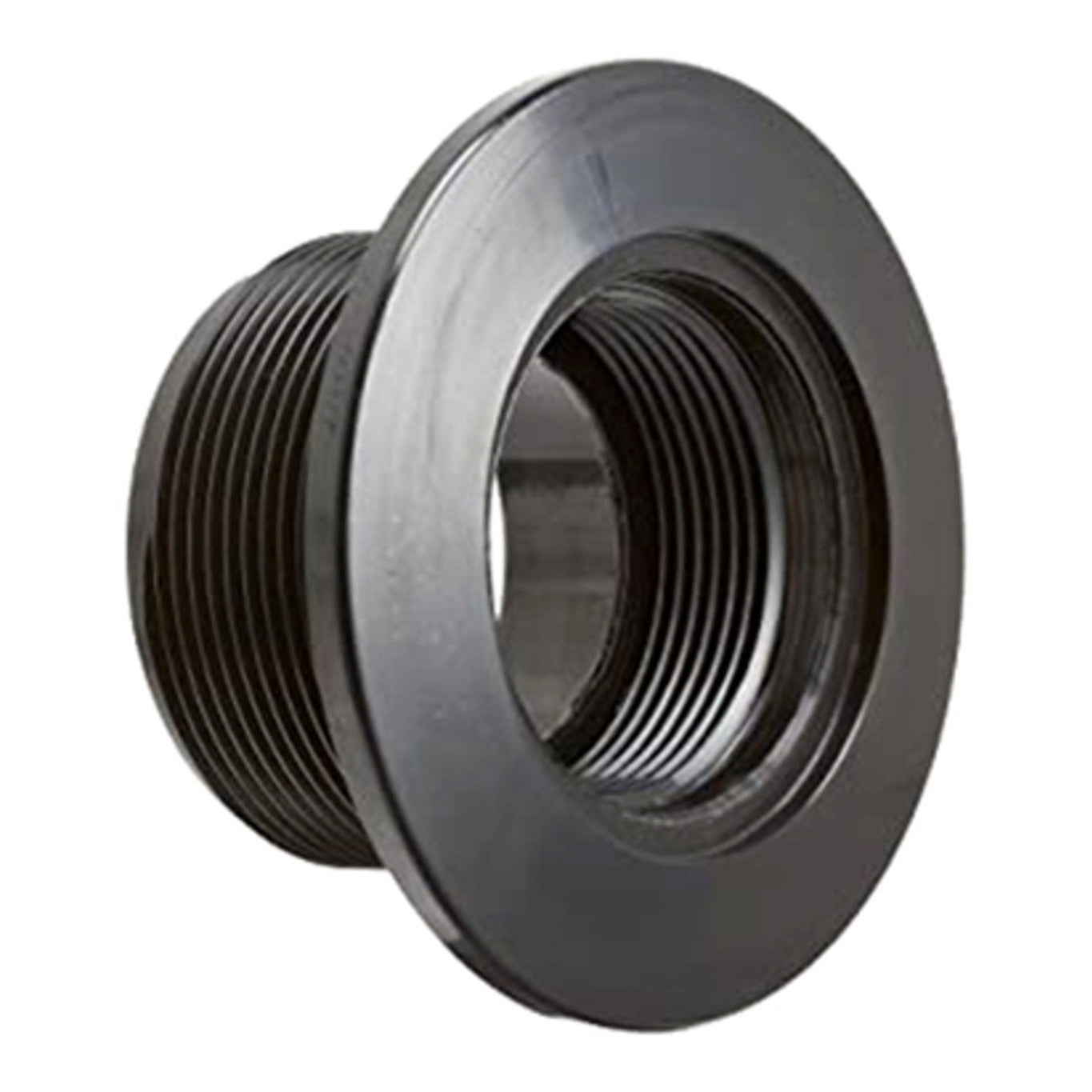 Hayward SP1022BLK Vac Fitting/Receptacle (Black), product photo on white background