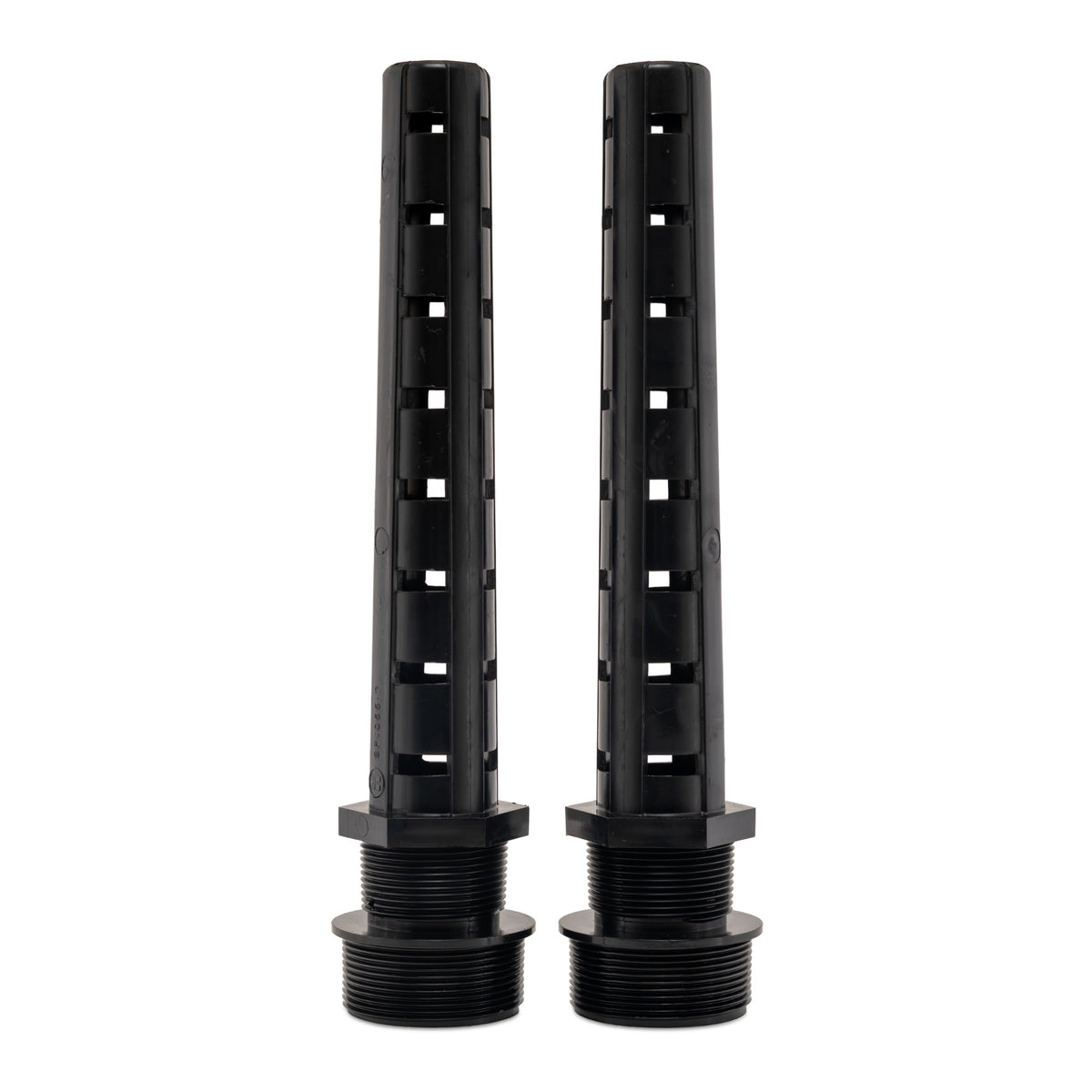 Hayward SP1055PAK2 12" Slotted Collector Tube, Black, Set of 2, product photo on white background