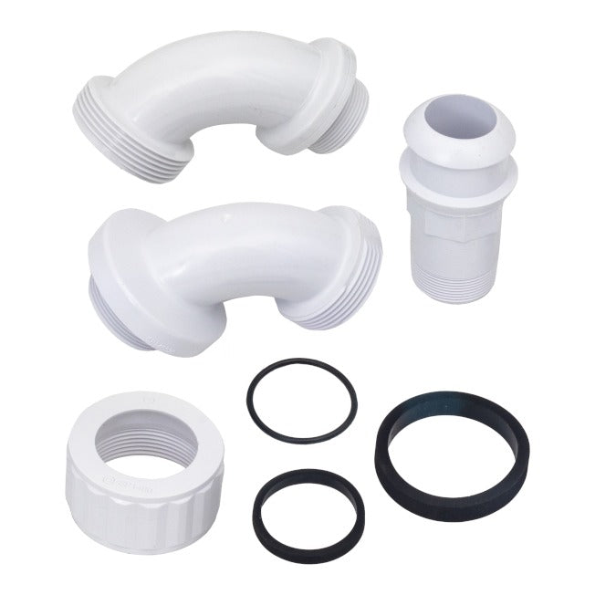 Hayward SP1485 Self-Aligning Double Male End Union End Sweep 90 deg, short, product photo on white background