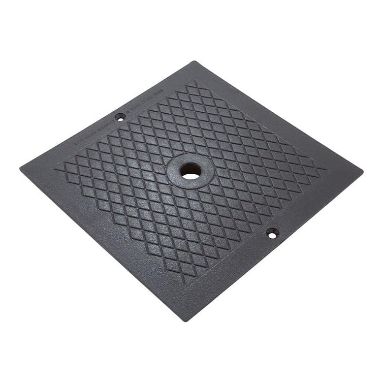 Hayward SPX1082EBLK Cover Square, Deck Plate (Black), product photo on white background
