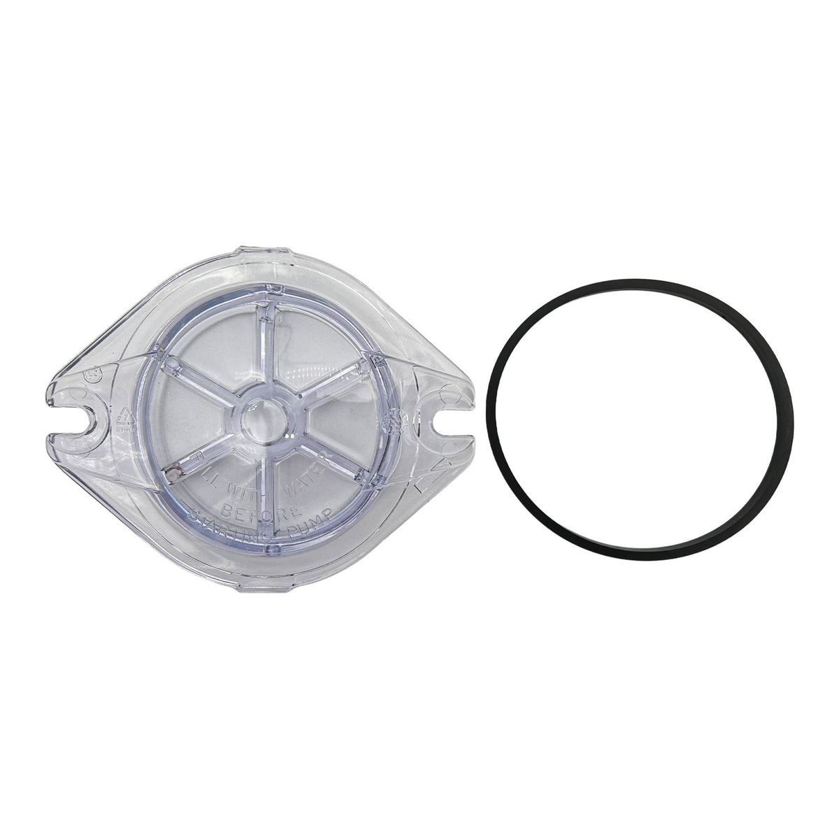 Hayward SPX1250LA Lexan Pump Cover, product photo on white background