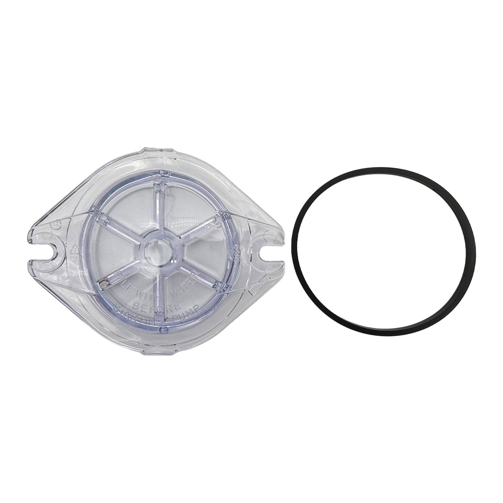 Hayward SPX1250LA Lexan Pump Cover, product photo on white background