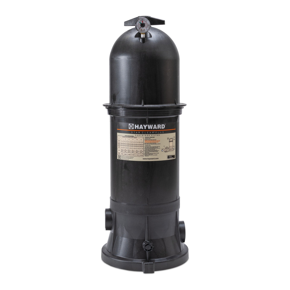 Hayward StarClear Plus 120 sq ft Cartridge Pool Filter - front view on white background