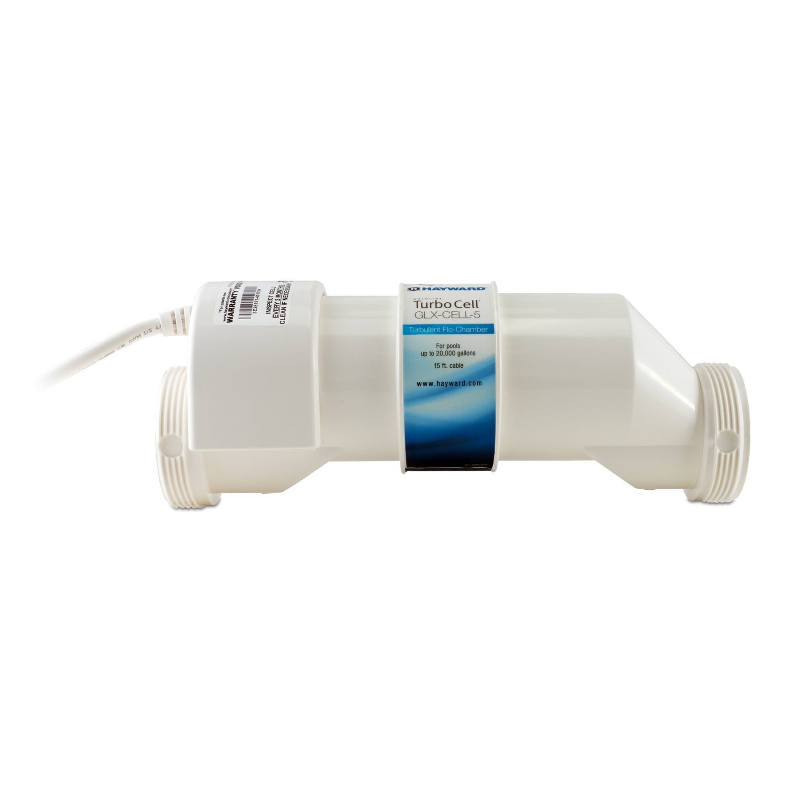 Hayward TurboCell W3GLX-CELL-5 Replacement Salt Cell - front view on white background