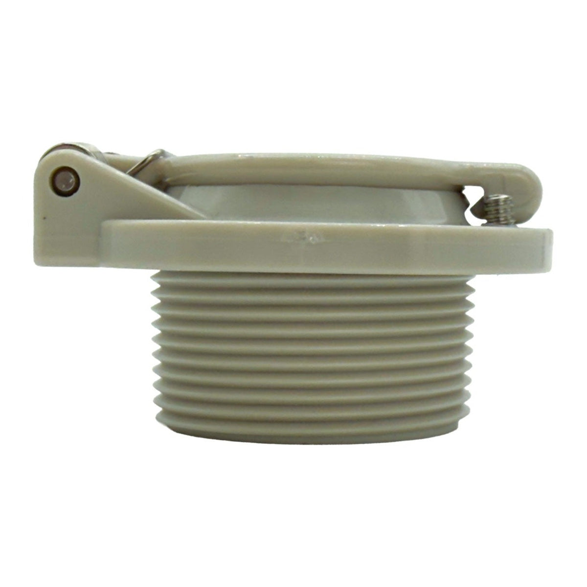 Hayward W400BLGP VacLock Safety Wall Fitting, Light Gray, product photo on white background