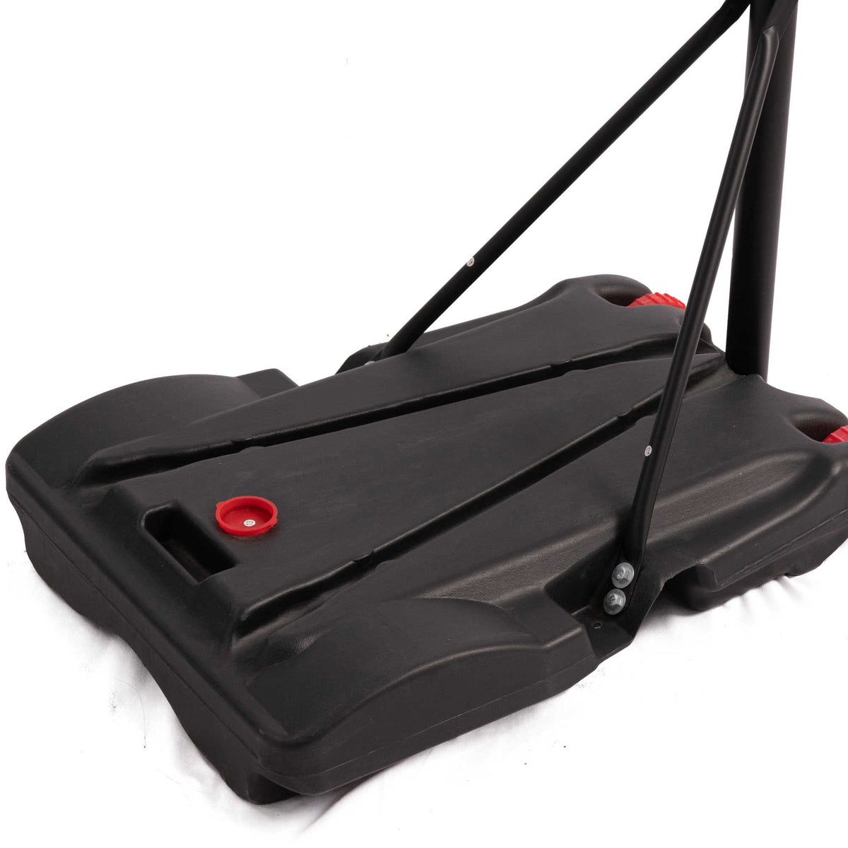 Hathaway Top Shot Basketball System - moulded base with the red fill plug and support strut