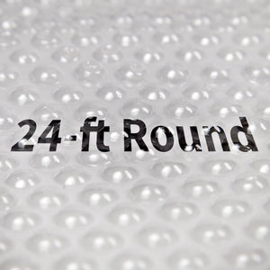 Blue Wave 12-mil Solar Blanket for Round Above-Ground Pools - Clear Pool Cover — Round / 24-ft
