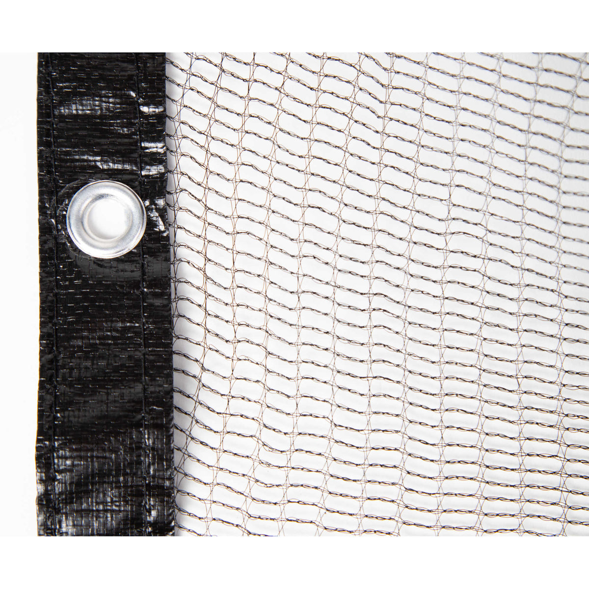 Arctic Armor Leaf Net In-Ground Pool Cover - open weave and taped edge binding with a steel grommet