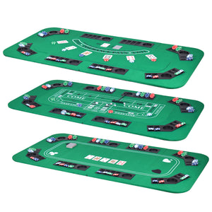 Hathaway No Limit Casino Table Top - the three layouts: blackjack, craps and Texas Holdem