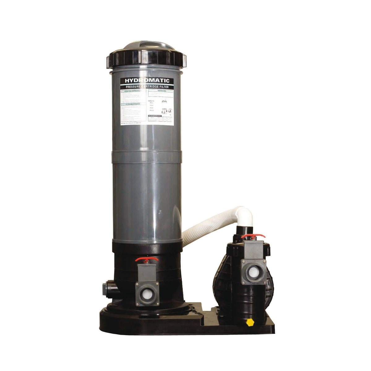 Blue Wave Hydromatic Cartridge Filter System for Above Ground Pools Pool Pump &amp; Filter — shown from the opposite side (1)