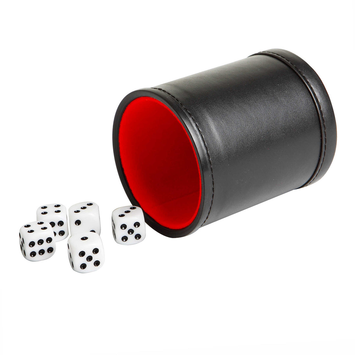 Hathaway Modifier Dice Cup Set with Five Dice Game Room Table