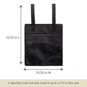 Island Umbrella Hammock Organizer - 12.25 x 10.25 in with straps for poles up to 2.75 in