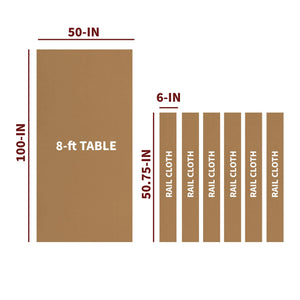 Championship Saturn II Billiard Cloth, Camel - 8-ft bed 100 x 50 in plus six rail strips