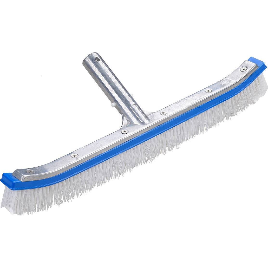 Blue Wave Curved Aluminum 18in Brush for Swimming Pool Walls and Floors Pool Cleaner &amp; Maintenance