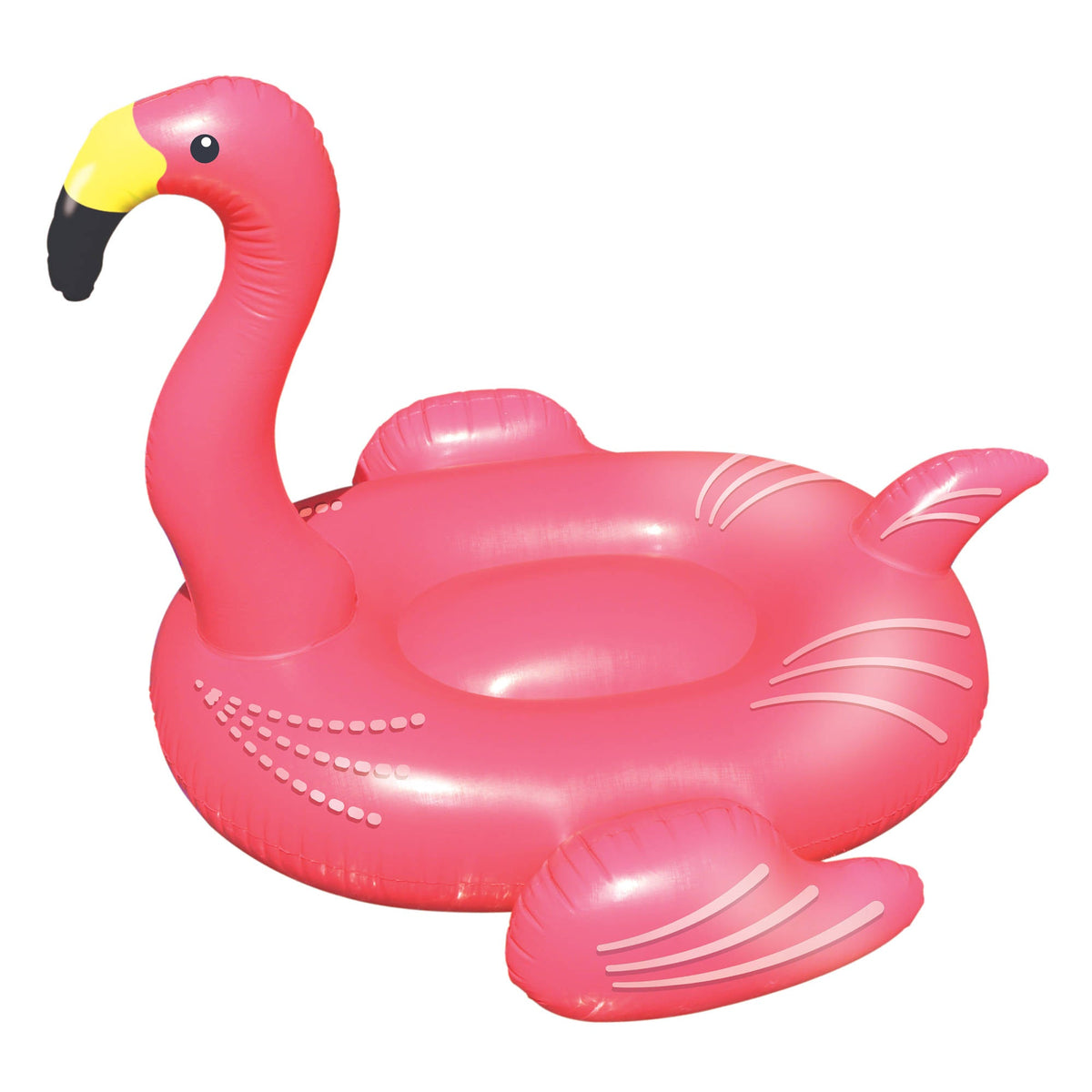 Swimline Giant Pink Flamingo 78-in Inflatable Ride-On Pool Toy Pool Float &amp; Toy