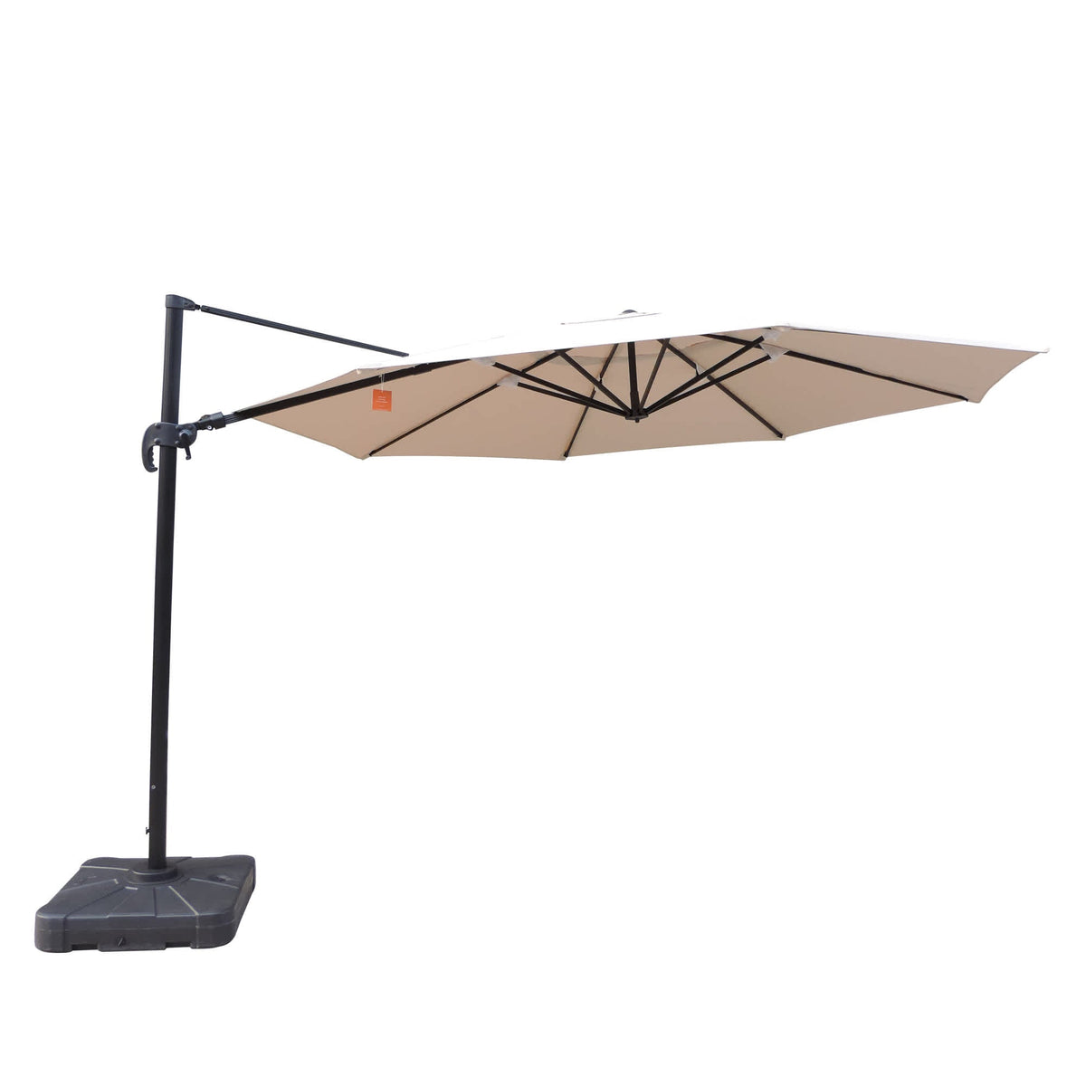 Island Umbrella Victoria 13-ft Octagonal Cantilever Patio Umbrella in Sunbrella Acrylic Patio Furniture &amp; Umbrella