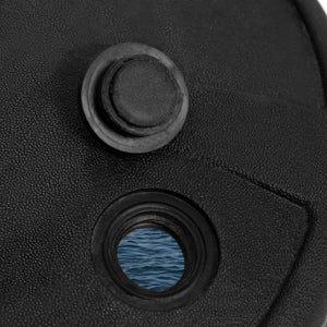 Hathaway Streetball Basketball System - fill plug and drain port on the moulded base