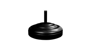 Ledge Lounger classic aluminum umbrella base — shown with the stem in view