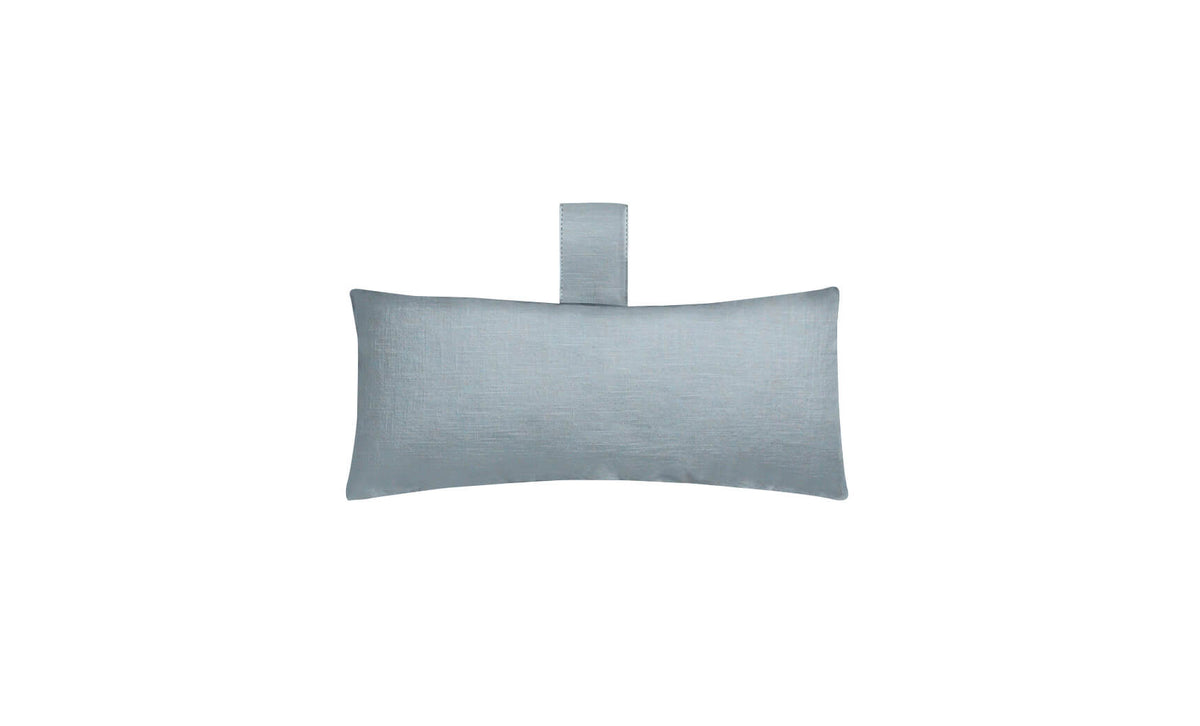 Ledge Lounger Autograph Chaise headrest pillow — storm fabric