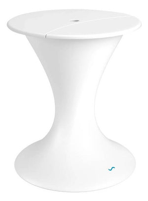 Ledge Lounger Autograph Umbrella Stand Ice Bin in-pool umbrella stand — white base and lid