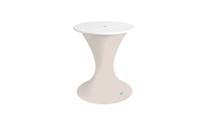 Ledge Lounger Autograph Umbrella Stand Ice Bin — cloud base, white lid