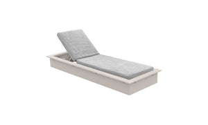 Ledge Lounger Echo Chaise — cloud resin