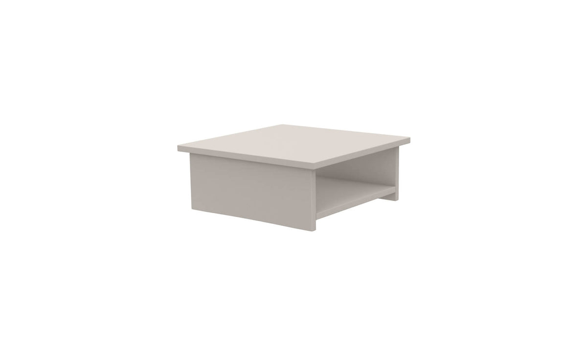Ledge Lounger Echo Side Table — cloud resin