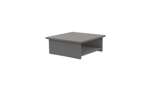 Ledge Lounger Echo Side Table — gray resin