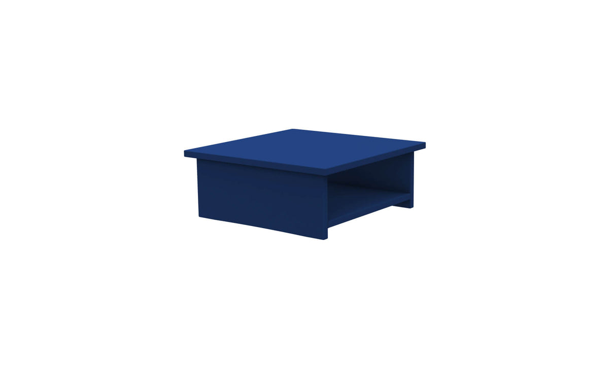 Ledge Lounger Echo Side Table — navy resin